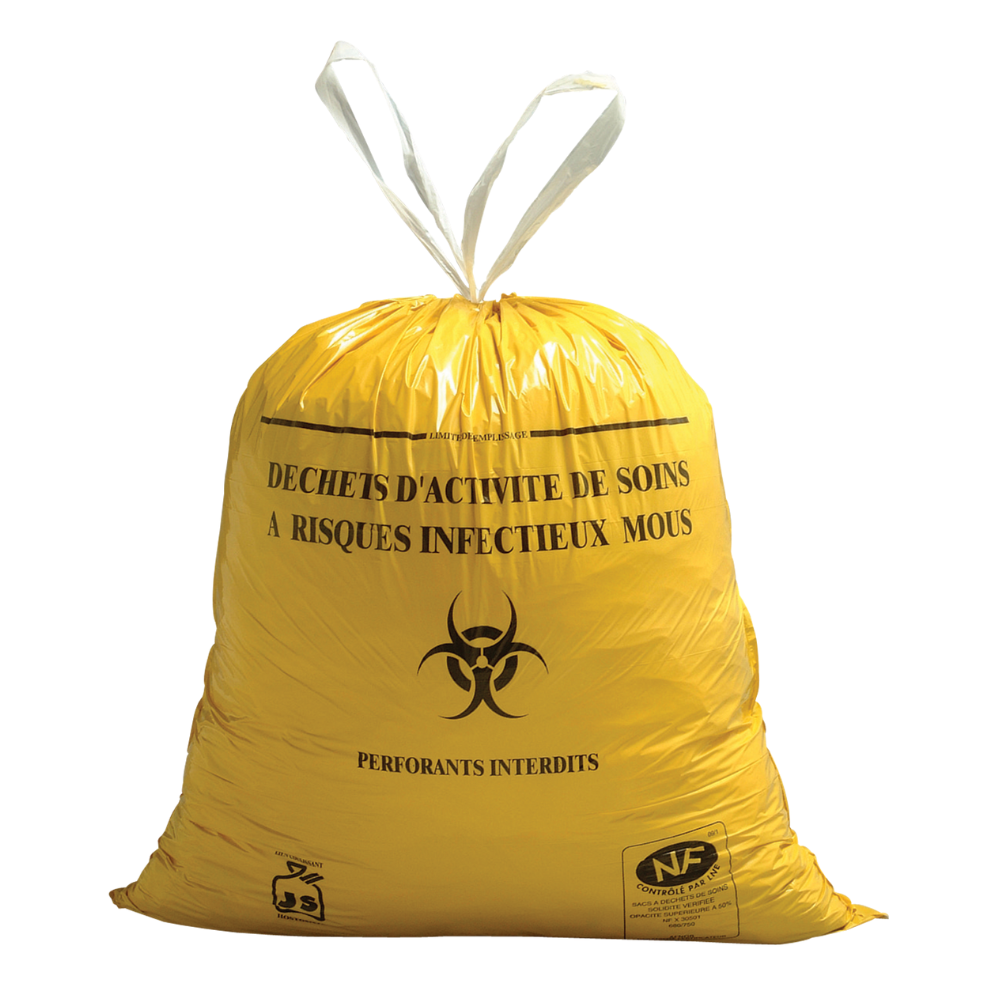 [SACJ50C] 500 BOLSAS HOSTOSAC PARA LA RECOGIDA DE RESIDUOS BIOLÓGICOS INFECCIOSOS.