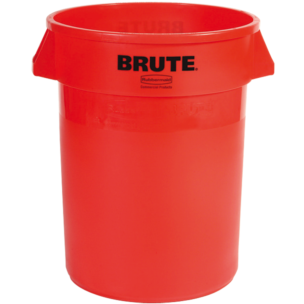 [RB80R] Cubo De Basura Redondo De Plástico Brute, 121 L.