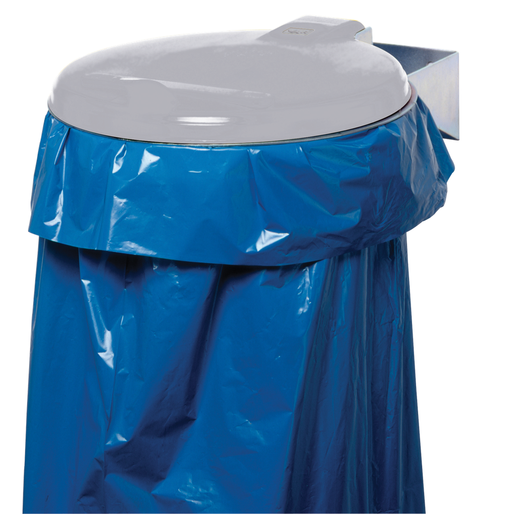 [031.052.54] Soporte Para Bolsas De Basura Mural Con Tapa De Plástico, 110 L.