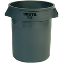 CUBO DE BASURA REDONDO BRUTE DE PLÁSTICO, 76 L.