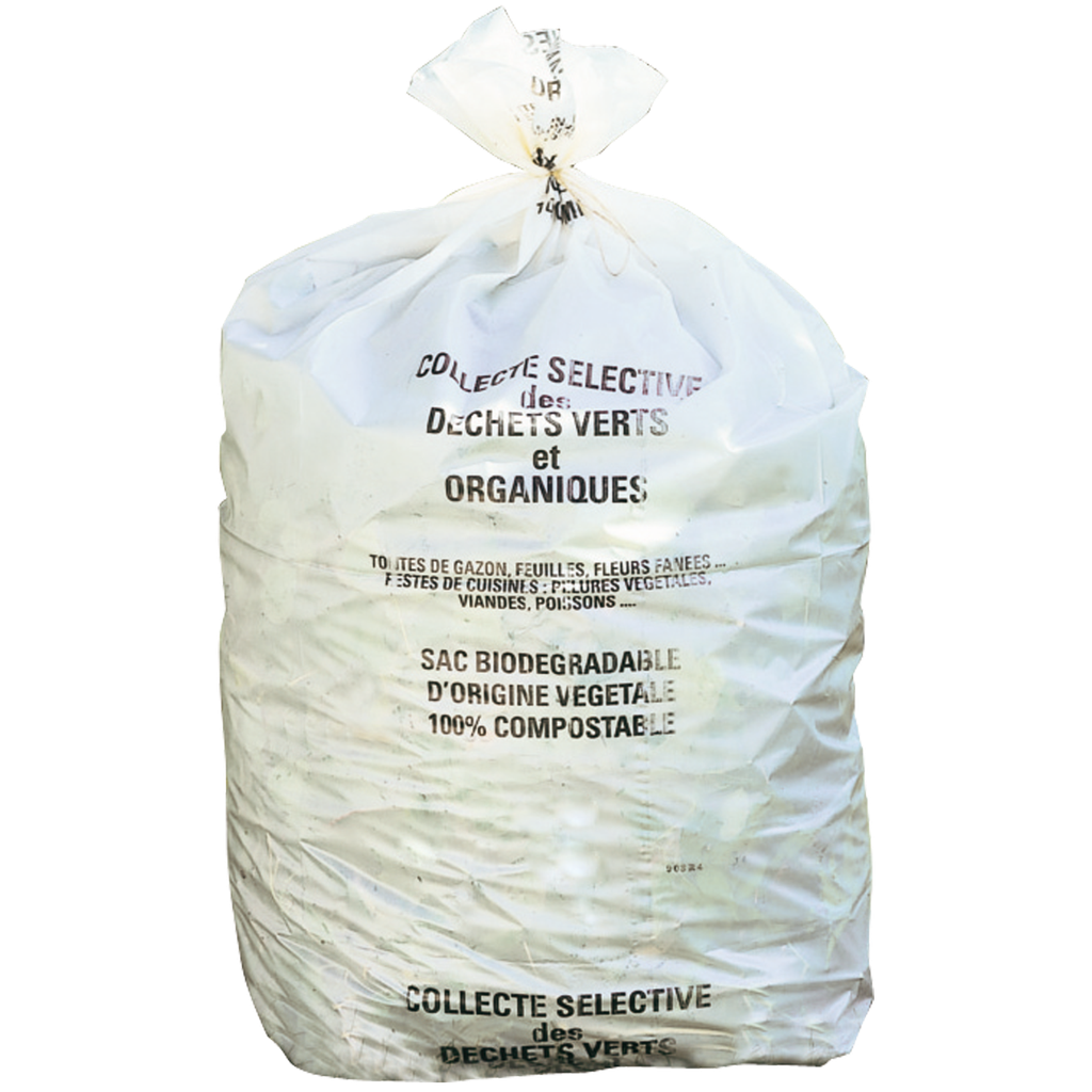 200 BOLSAS DE BASURA NF BIODEGRADABLES, 80 L.