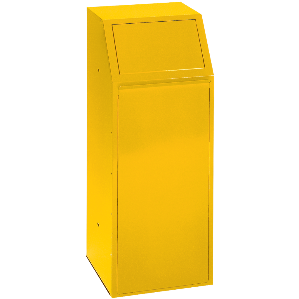 [016.306.37] Papelera Metálica Económica Para Recogida Selectiva, 72 L.