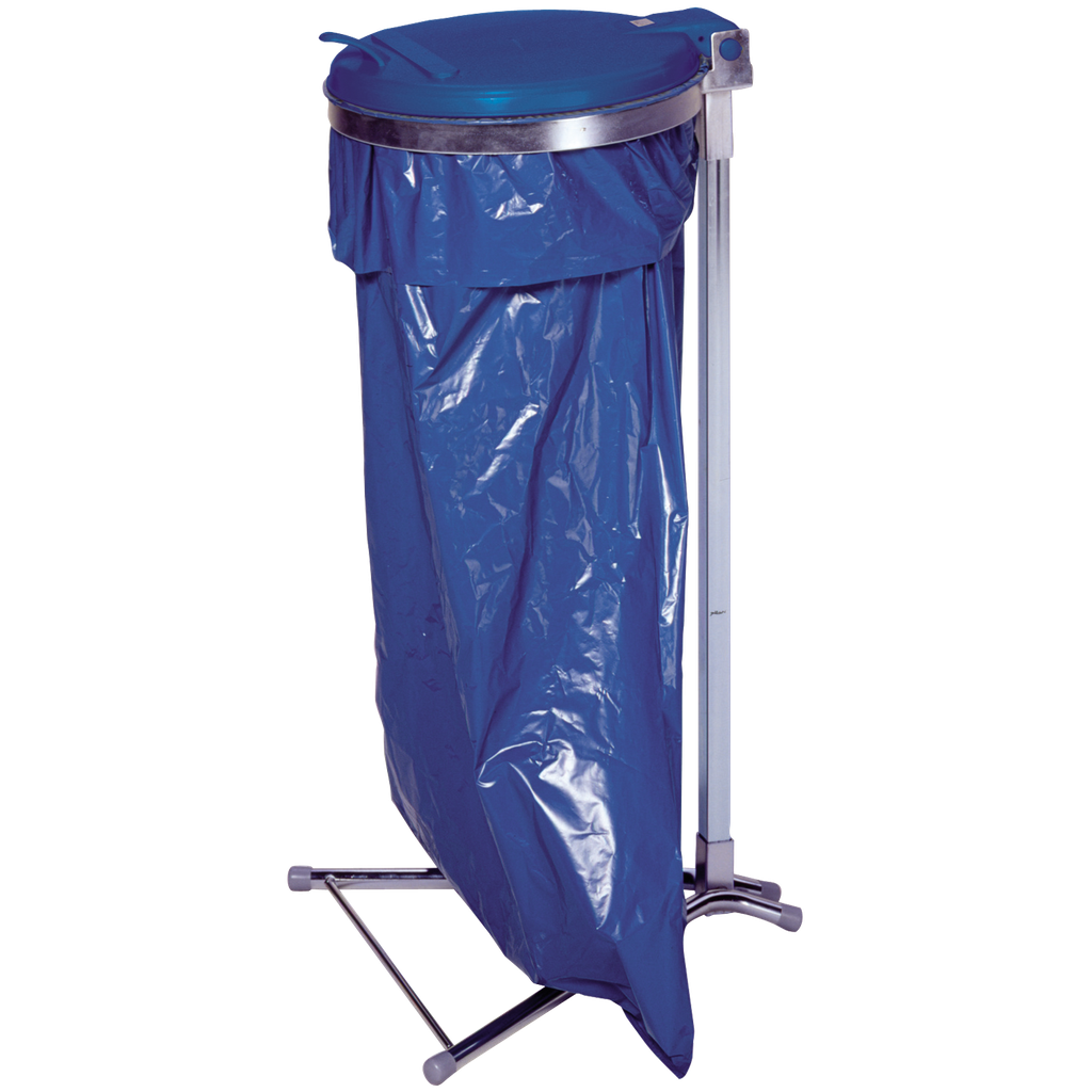 [031.052.03] Soporte Para Bolsas De Basura Sobre Pie Con Tapa De Plástico, 110 L.