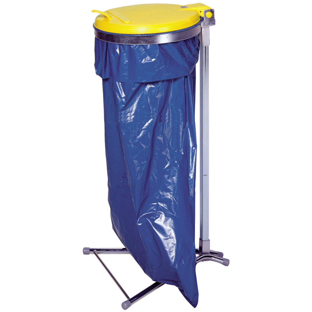 [031.052.20] Soporte Para Bolsas De Basura Sobre Pie Con Tapa De Plástico, 110 L.