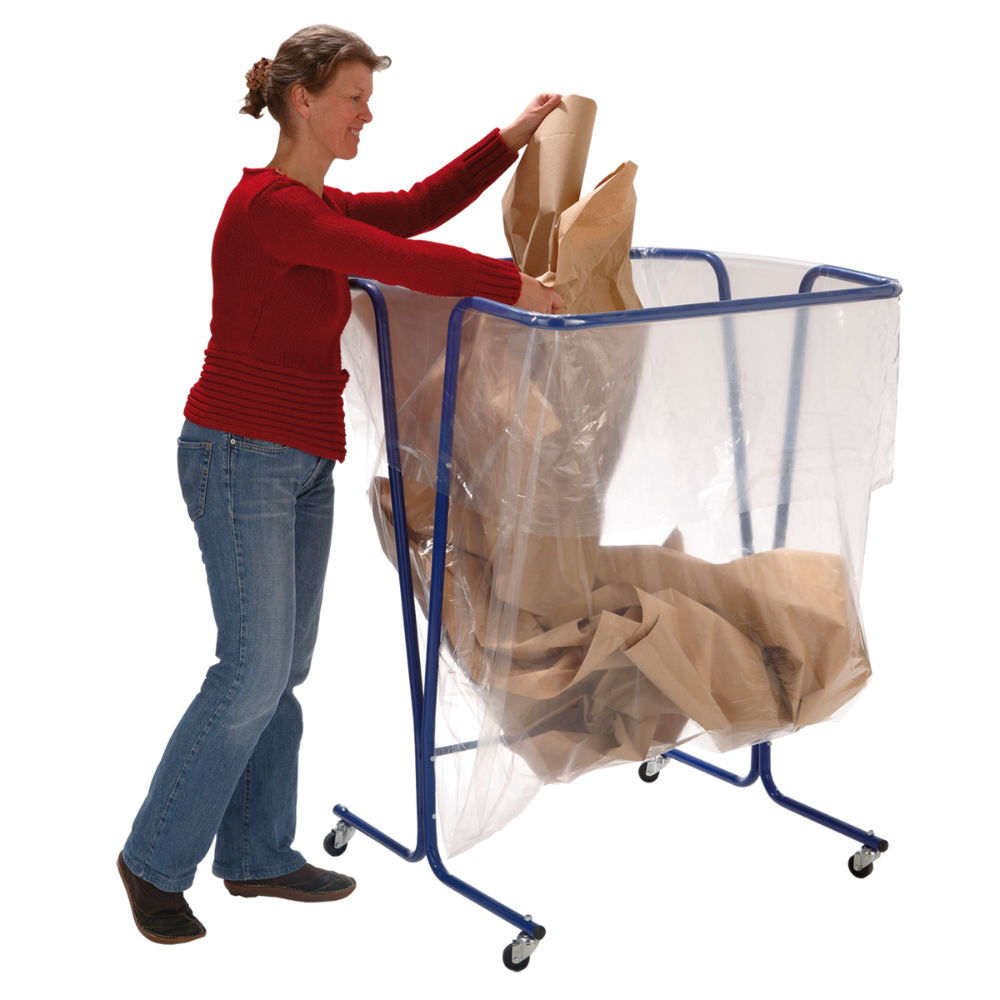 [040.694.27] Soporte De Bolsa Gran Volumen, 600L, Móvil.