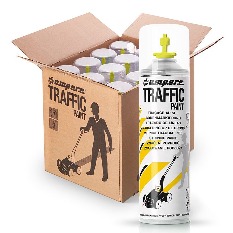 [884.303.43] Caja De 12 Aerosoles Amarillo Para Trazadora