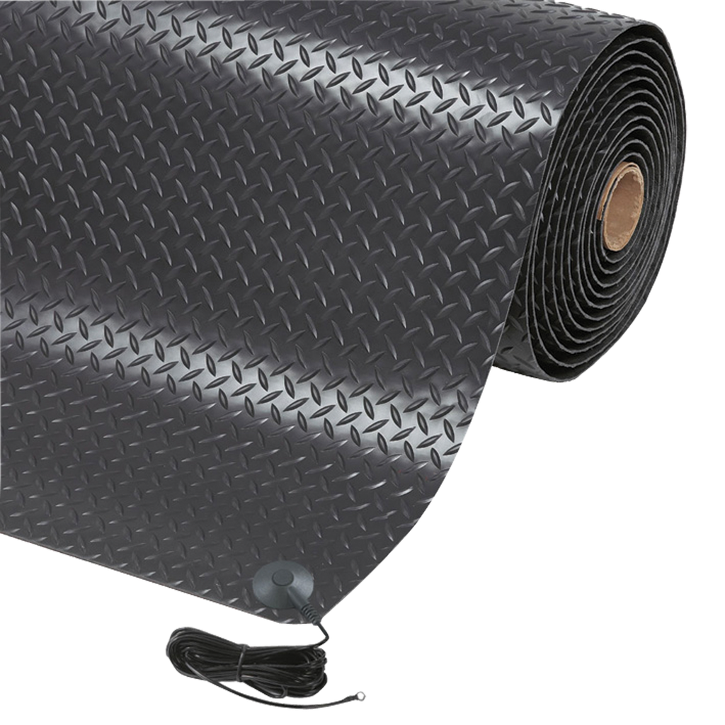 ALFOMBRA ANTIFATIGA Y ANTIESTÁTICA DIAMOND STAT PARA UN USO INTENSIVO 91X152CM