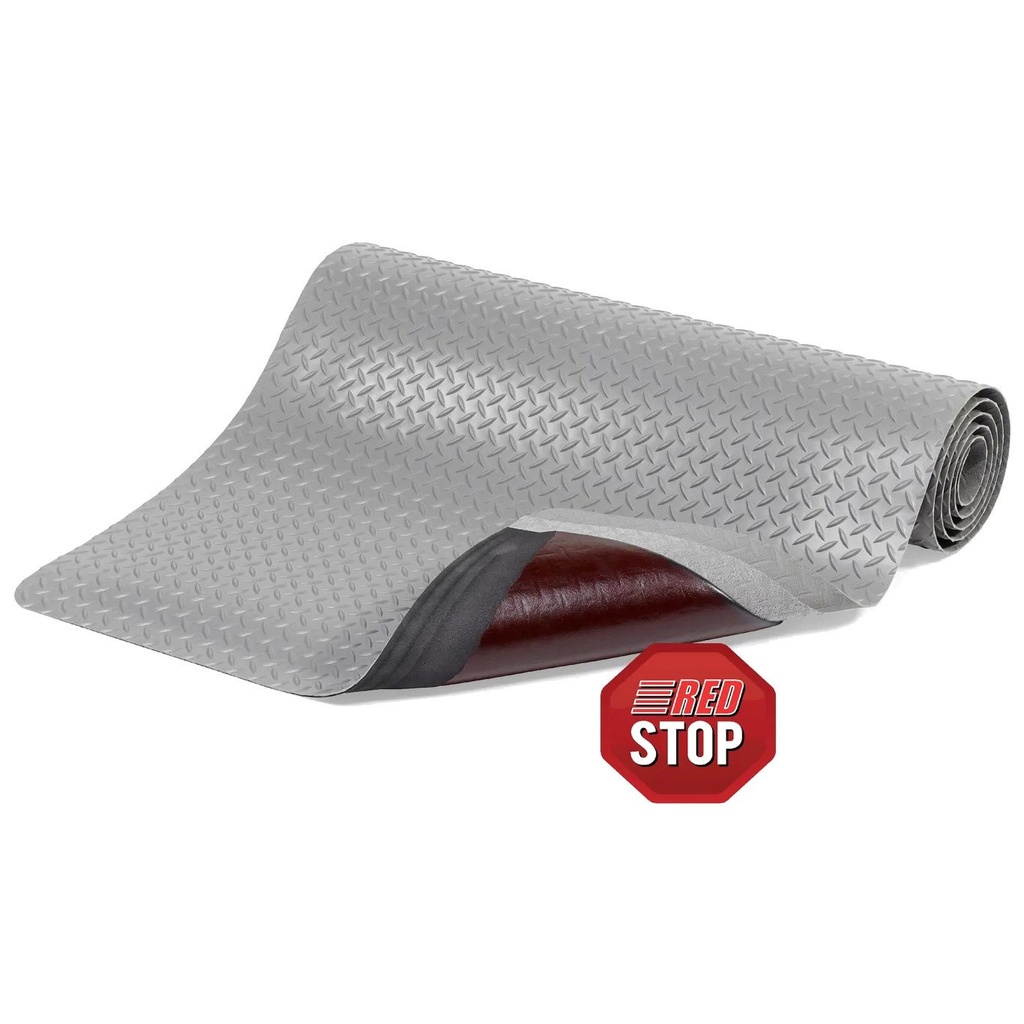 [884.912.21] ALFOMBRA ANTIFATIGA ADHESIVO CUSHION TRAX DE USO INTENSIVO GRIS DE 60 X 100 CM. EN M.