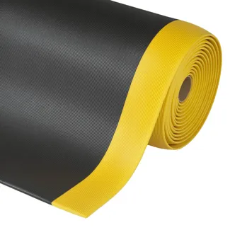 [886.227.86] ALFOMBRA ANTIFATIGA GRIPPER SOF-TRED_x0099_ ZONAS SECAS NEGRO/AMARILLO 91CM X 150CM.