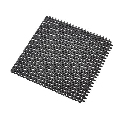 [886.460.57] ALFOMBRA ENTRADA MODULAR MASTER FLEX_x0099_ D12 PARA EXTERIOR E INTERIOR, NEGRO/NARANJA 1 LOSETA 50CM X 50CM.