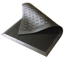 ALFOMBRA DE ENTRADA CON PÚAS FLEXIBLES AUTOLIMPIANTES RUBBER BRUSH.