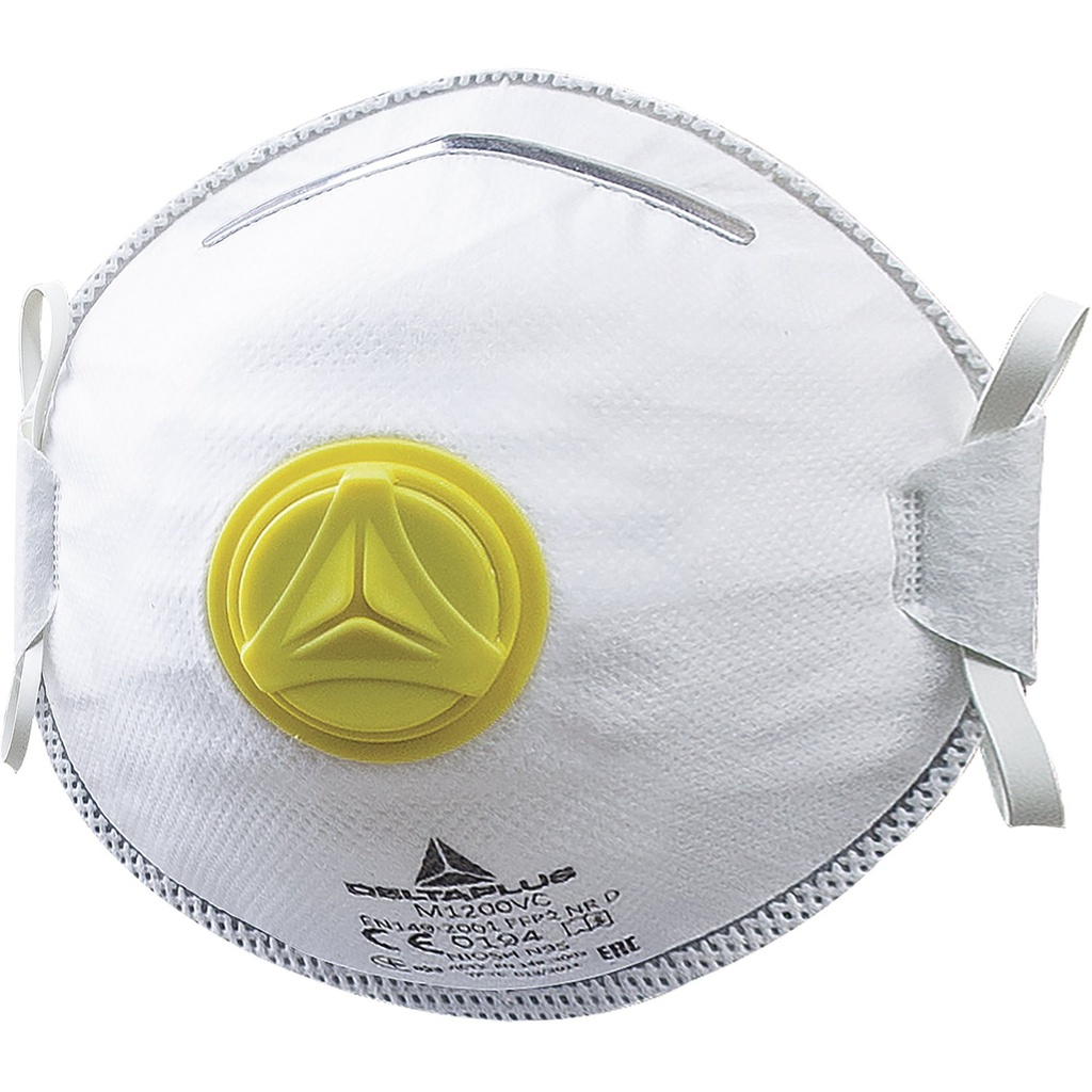 [DT512V] LOTE DE 10 MASCARILLAS RESPIRATORIAS MOLDEADAS FFP2 DESECHABLES CON VÁLVULA.