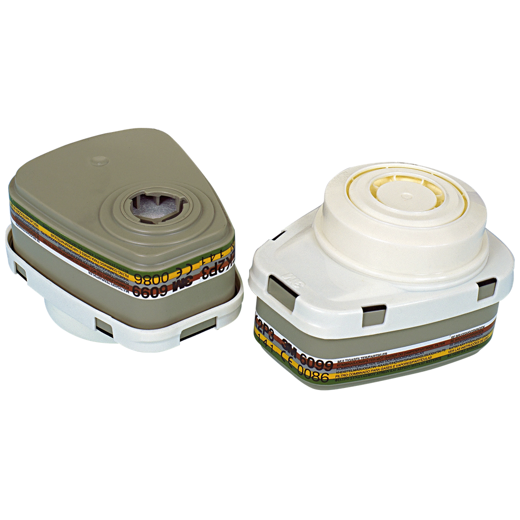 [M6099] Lote De 2 Filtros Abek2P3 Para Mascarillas M7502 Y M6800S.