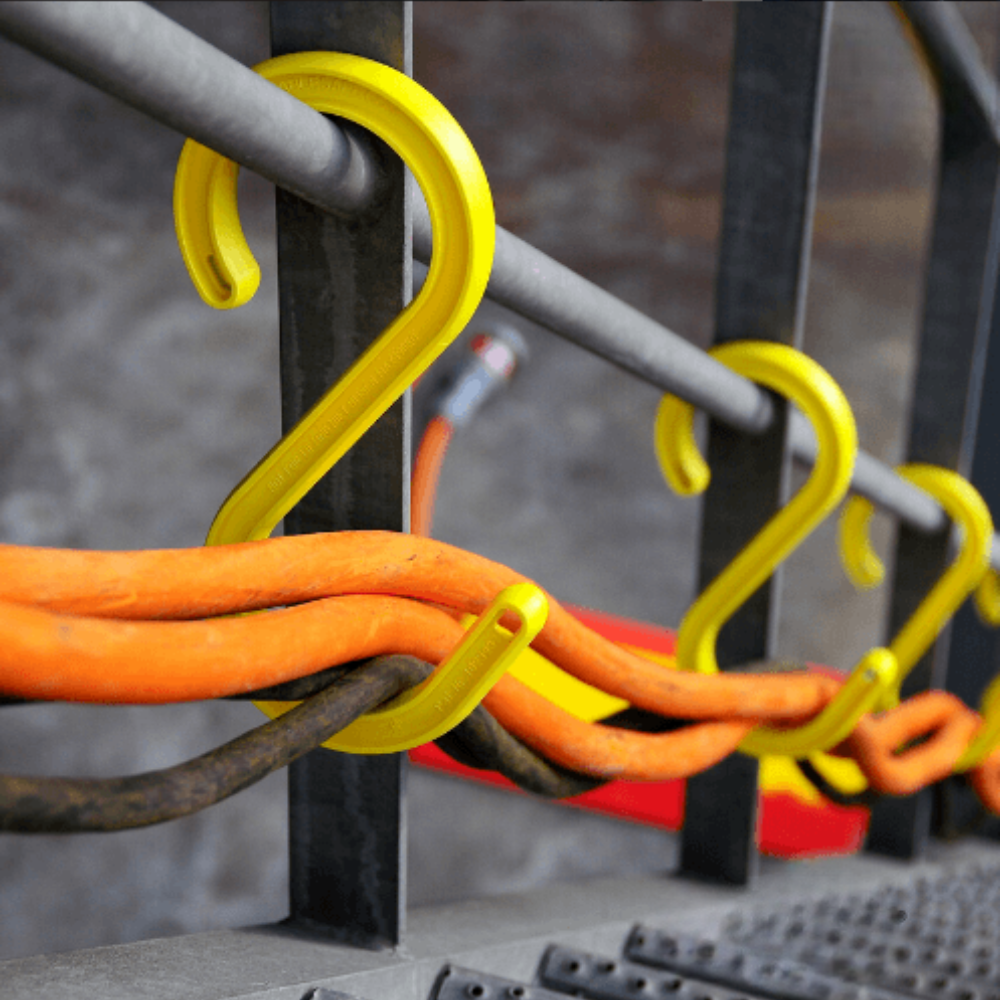 [668.254.49] GANCHO CABLES 12" AMARILLO
