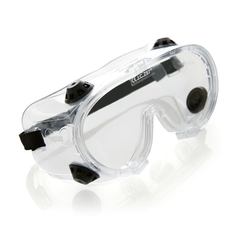[10420] JOLLY, gafa integral de PVC ocular claro con válvulas, 1B