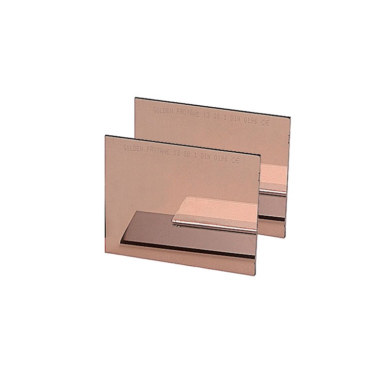 [71111] Gold-coated, Cristal Mineral Espejado 108x51 Tono 11