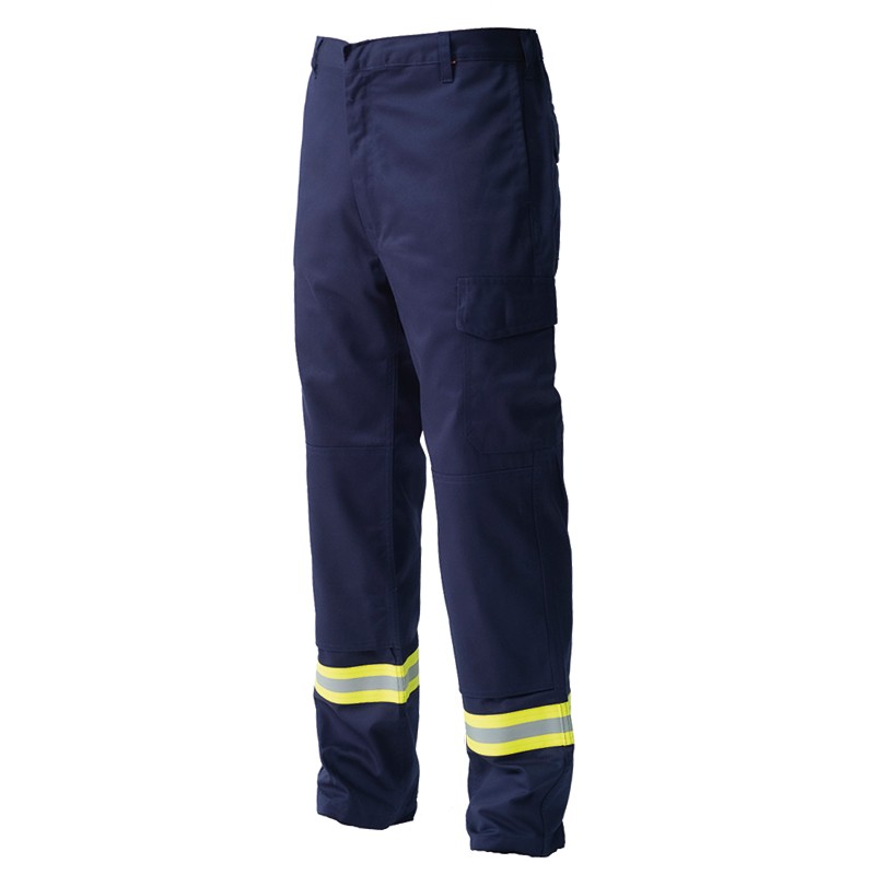 [136] Arapro, Pantalón Multiprotección Azul Marino con Reflectante