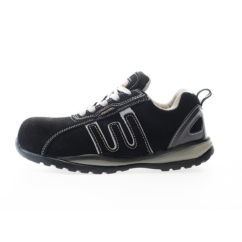 [241] Baio Gris-negro, Zapato S1p Nobuck Suela Eva Metalfree