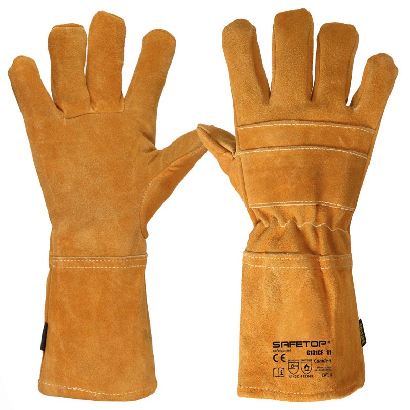 [G131CF] Camden, Guante de Soldador Piel Serraje Talla Única