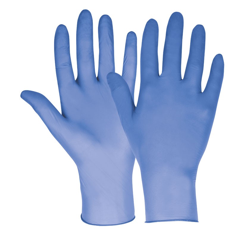 [049A] Nitrisafe, Guante Desechable de Nitrilo Azul 3.5 Gr
