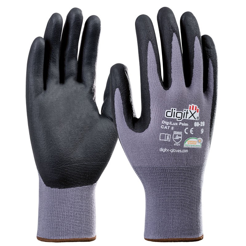 DIGILUX Palm, guante lycra-nitrilo 19 g satinizado