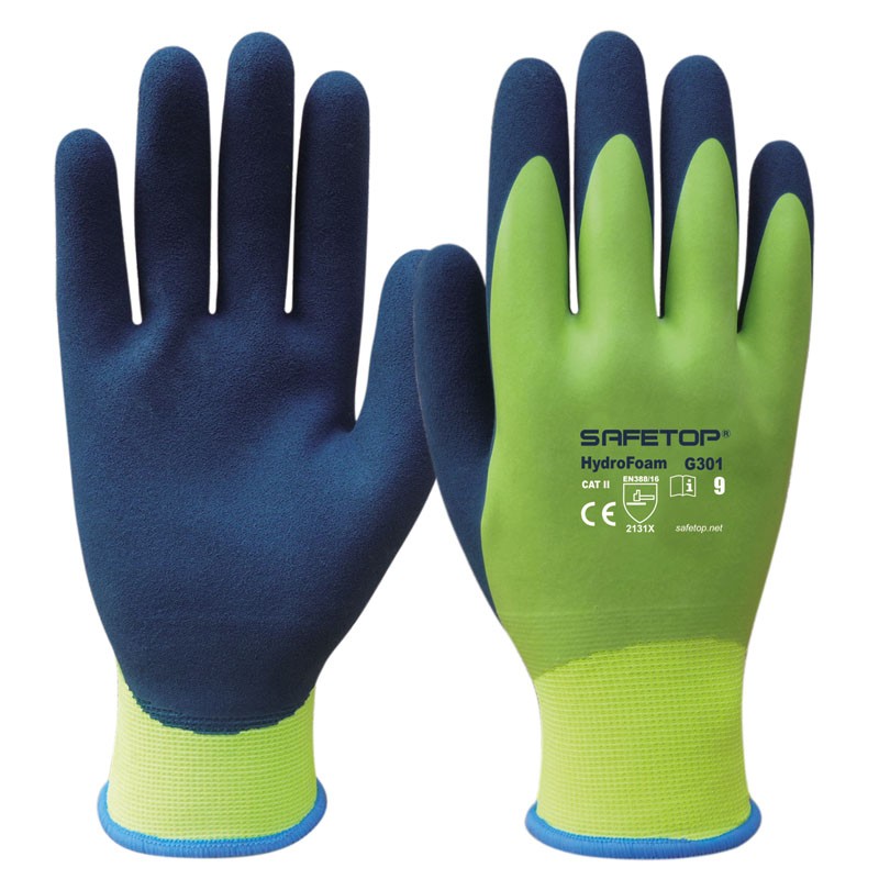 [G301] HYDRO FOAM, guante sintético de látex impermeable