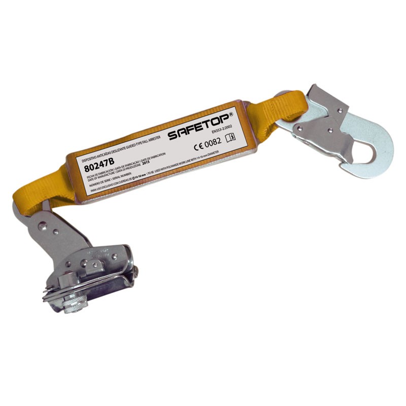 ALTOCHUT con absorbedor y mosquetón para cuerda 14-16 mm