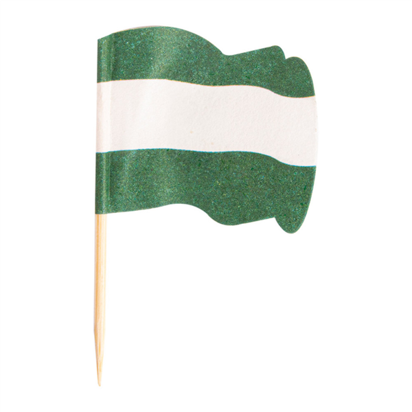 [205.09] BANDERITAS "ANDALUCÍA" 4x3/6,5 CM SURTIDO MADERA (144 UNID.)