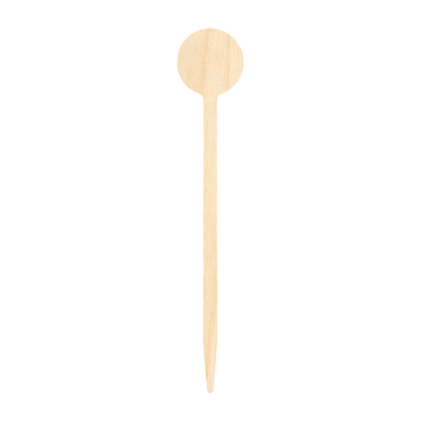 [225.38] Agitadores "Long Drinks" 0,6/2,7X15,2X0,16 Cm Natural Madera (100 Unid.)