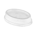 TAPAS ALTAS PARA RECIPIENTES 214.61/77 TRANSPARENTE PET (100 UNID.)