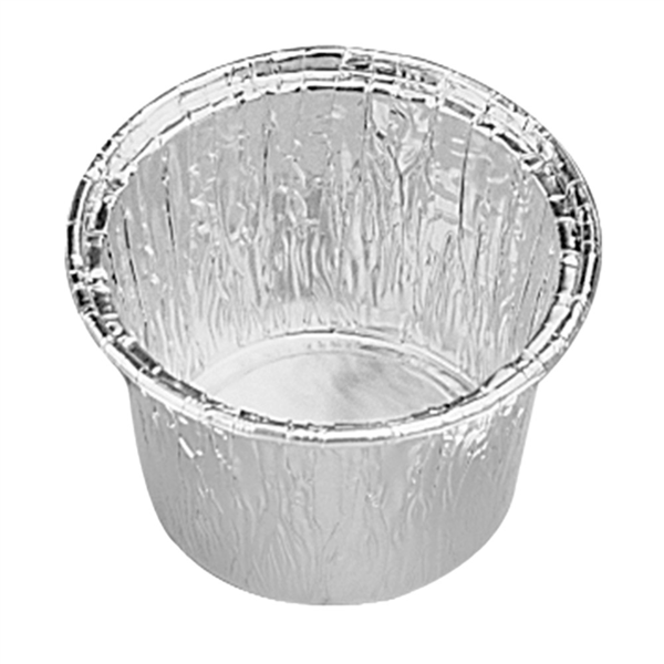 [340.16] RECIPIENTES PASTELERÍA 85 ML Ø 7/6,1x3,8 CM ALUMINIO (100 UNID.)