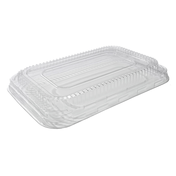 [267.86] Tapas Para Código 267.79 22,2X15X2,8 Cm Transparente Pet (50 Unid.)