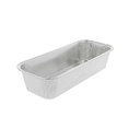 Recipientes Plum Cake 800 Ml 23,8/20,5X10X5 Cm Aluminio (100 Unid.)