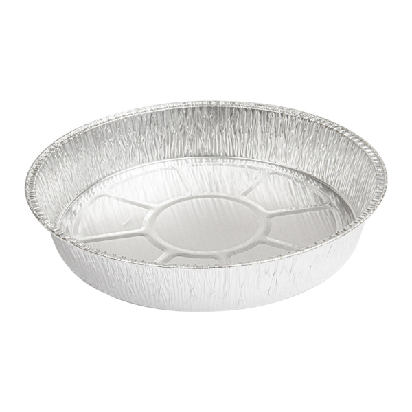 [135.25] ENVASES PARA TARTAS 1350 ML Ø 22,8/19,6x3,9 CM ALUMINIO (100 UNID.)