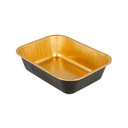 Recipientes Pastelería 280 Ml 13,5X10,2X3,5 Cm Oro/Negro Aluminio (100 Unid.)