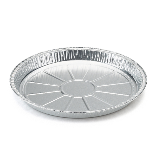 [214.50] PLATOS PARA PIZZA 570 ML Ø 21,4/18,4x1,9 CM ALUMINIO (500 UNID.)
