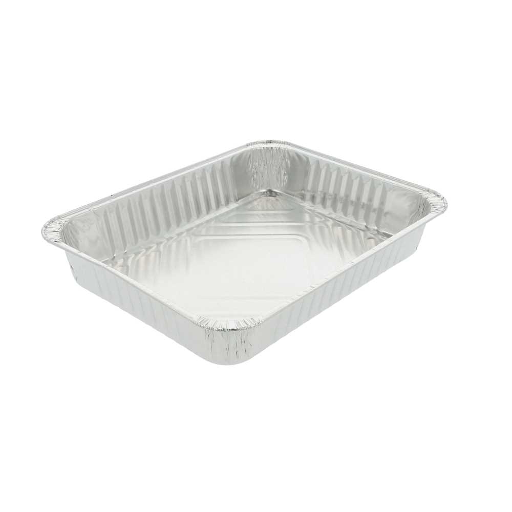 RECIPIENTES RECTANGULARES 1100 ML 22,6x17,7x4 CM ALUMINIO (700 UNID.)