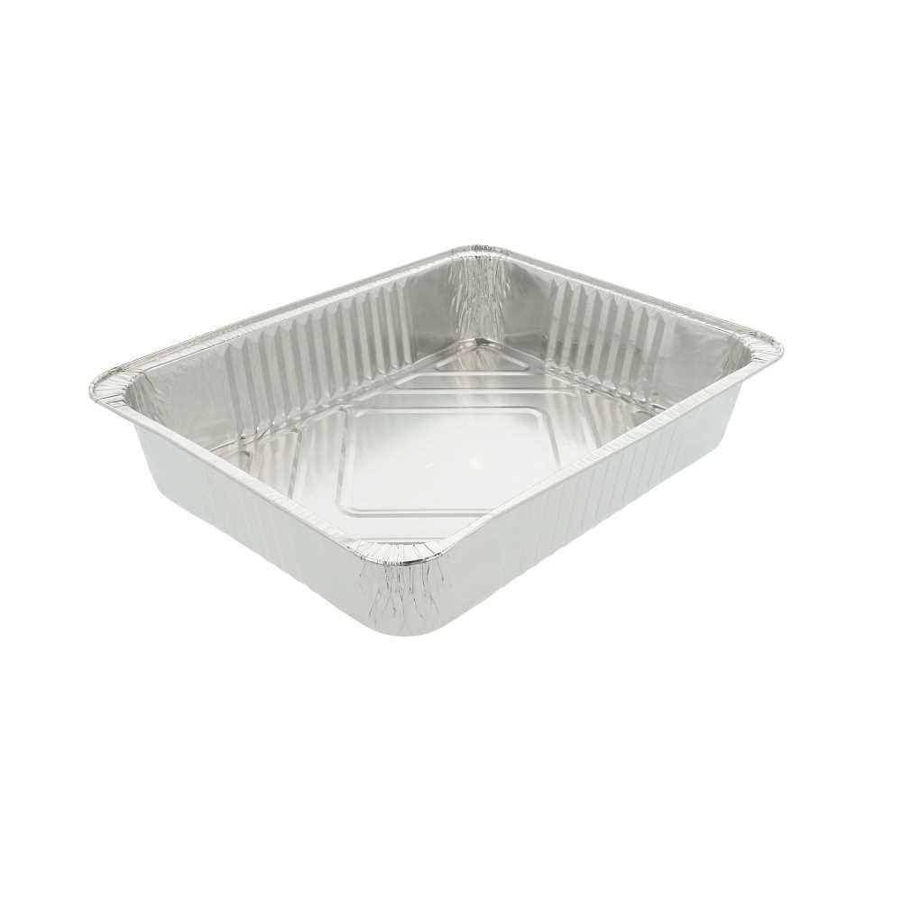 RECIPIENTES RECTANGULARES 2100 ML 26,7x20,9x5 CM ALUMINIO (600 UNID.)