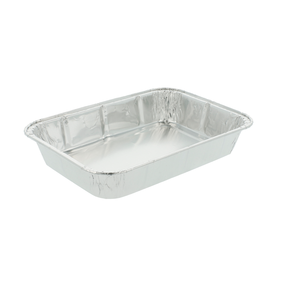RECIPIENTES RECTANGULARES 550 ML 18,8x13,2x3 CM ALUMINIO (1600 UNID.)