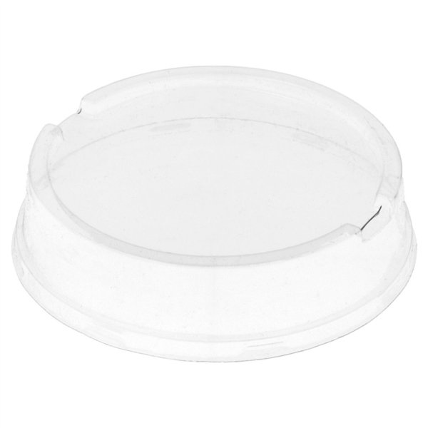 [214.92] TAPAS ALTAS PARA RECIPIENTES 214.66/80 Ø 9,3 CM TRANSPARENTE PET (100 UNID.)
