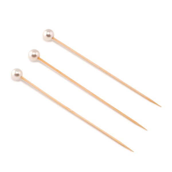 [191.73] Picks "Perla" 12 (H) Cm Natural Bambú (100 Unid.)