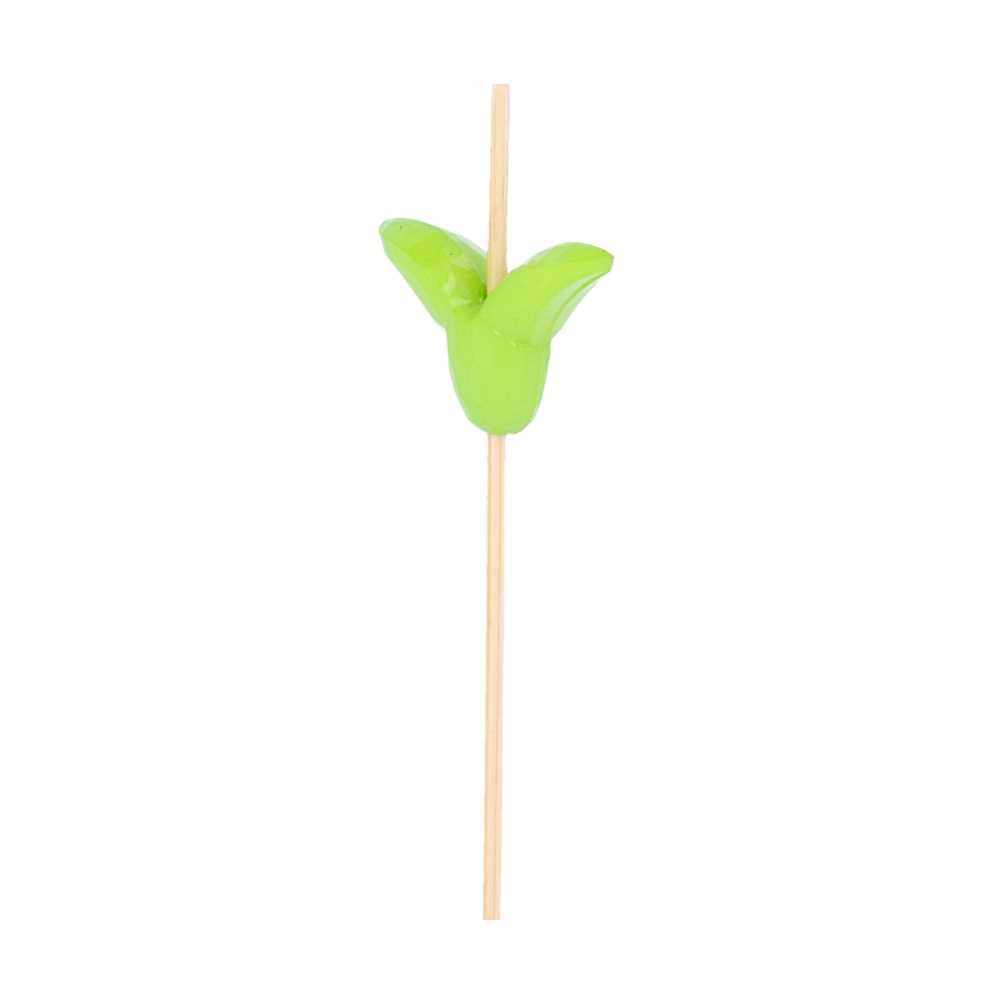 [191.74] Picks "Tulipán" 9 (H) Cm Natural Bambú (100 Unid.)