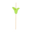 PICKS "TULIPÁN" 9 (h) CM NATURAL BAMBÚ (100 UNID.)