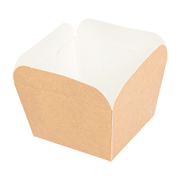 [253.98] Deli-Barquillas 210 + 15 Pe G/M2 4,8X4,8X4,9 Cm Natural Cartón (100 Unid.)