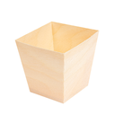 Mini Recipiente De Hojuela De Álamo 5,5X5,5X5,5 Cm Natural Madera (50 Unid.)