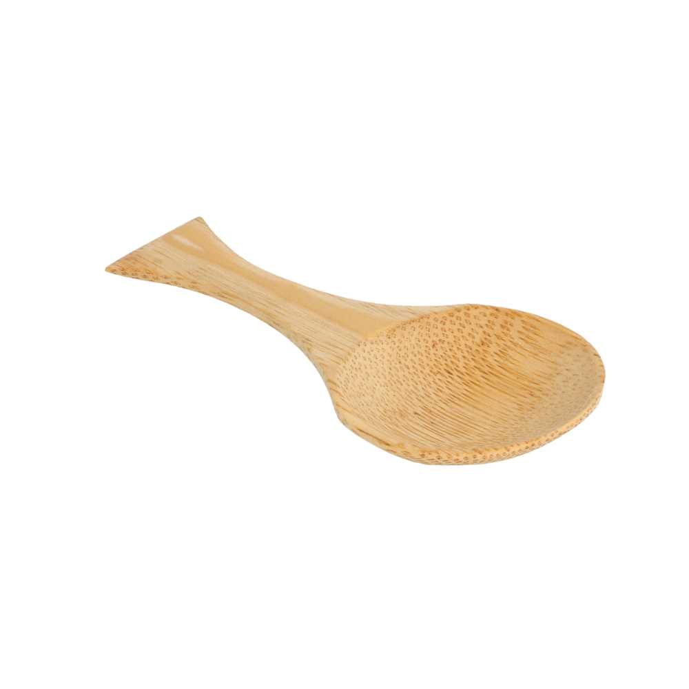 [142.65] MINI CUCHARAS 9 CM NATURAL BAMBÚ (50 UNID.)