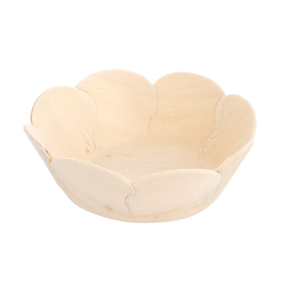 [228.49] Boles 'Wood' Ø 8,5X3 Cm Natural Madera (50 Unid.)