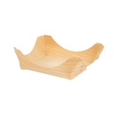 BARQUILLAS DE HOJUELA DE ÁLAMO 10x10x3,5 CM NATURAL MADERA (100 UNID.)