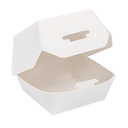 MINI CONCHAS HAMBURGUESA 250 G/M2 5,3x5,7x5 CM BLANCO CARTONCILLO (500 UNID.)