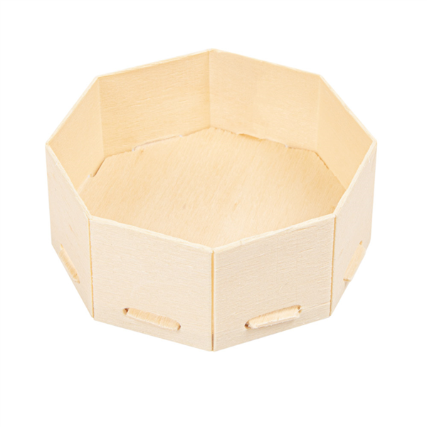 [254.97] Mini Recipientes Para Tapas 8X8X3,5 Cm Natural Madera (200 Unid.)